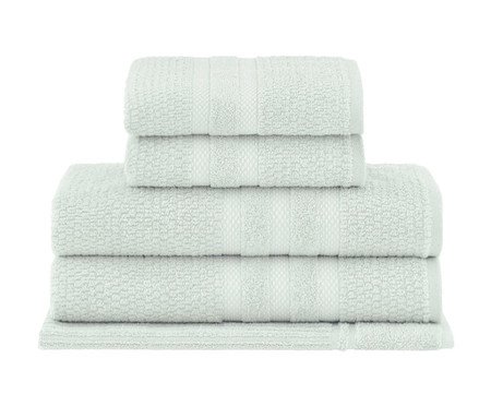 Jogo De Toalhas Vanilla Extra Soft Banho Verde | Westwing