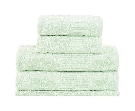 Jogo De Toalhas Gigante Lollipop Gigante Verde | Westwing