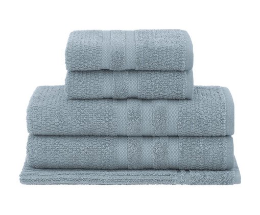 Jogo de Toalhas Vanilla Extra Soft Banho Azul, multicolor | WestwingNow