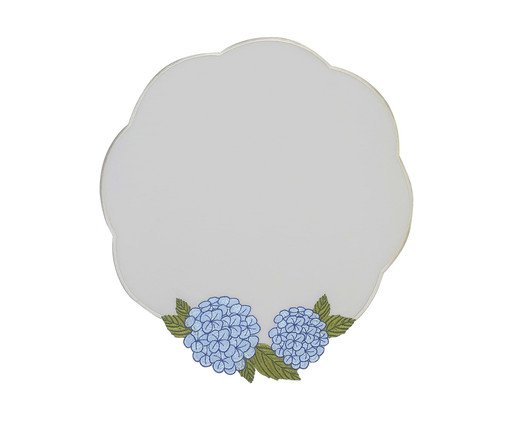 Lugar Americano Hortênsia Azul, Branco | WestwingNow