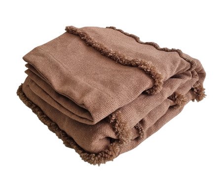 Manta Peseira Bordada Talisma Mousse