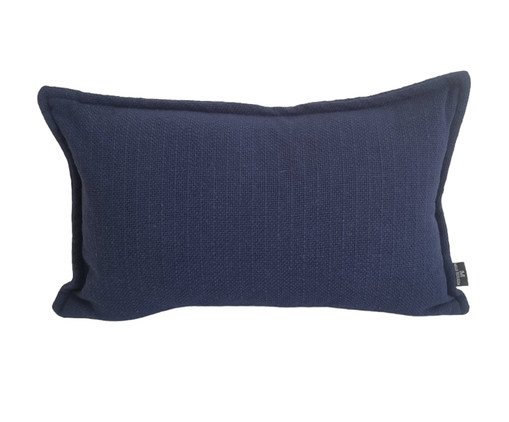 Capa de Almofada Baguete Basica Azul Marinho, blue | WestwingNow