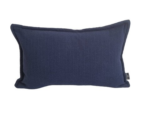 Capa de Almofada Baguete Basica Azul Marinho | Westwing