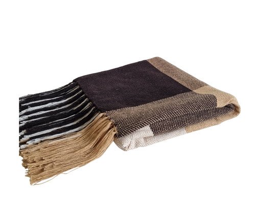 Manta Castelle Marrom e Café, beige | WestwingNow