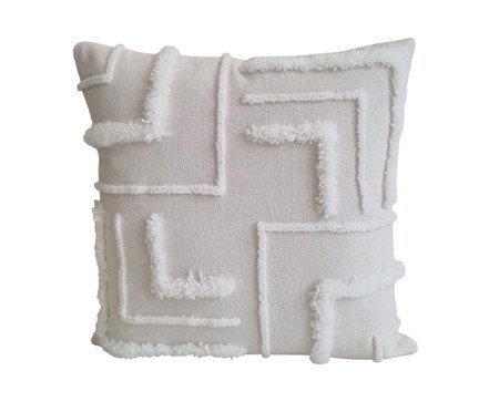 Capa de Almofada Bordada Mulan Off White | Westwing