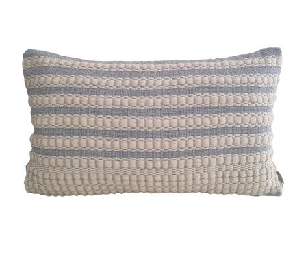 Capa de Almofada Baguete Elos Cinza Tempestade | Westwing