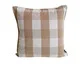 Capa de Almofada Chess Café Com Leite, beige | WestwingNow