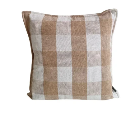 Capa de Almofada Chess Café Com Leite | Westwing