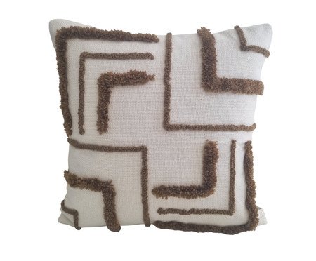 Capa de Almofada Bordada Mulan Avelã | Westwing