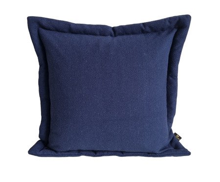 Capa de Almofada Borda Liana Azul Marinho | Westwing