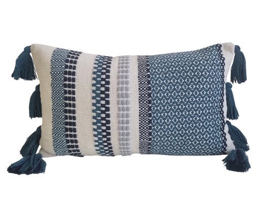 Capa de Almofada Baguete Maite Petroleo, blue | WestwingNow