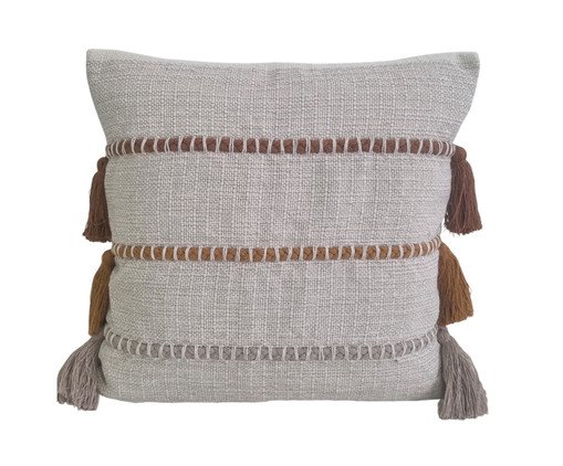 Capa de Almofada Lina Pingente Mostarda, brown | WestwingNow