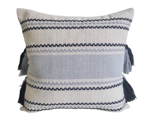 Capa de Almofada Roma Azul Marinho e Cinza Tempestade, blue | WestwingNow