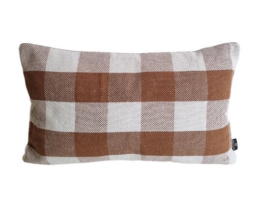 Capa de Almofada Baguete Chess Chocolate, brown | WestwingNow
