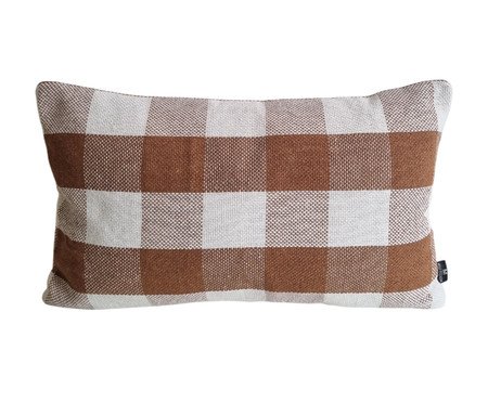 Capa de Almofada Baguete Chess Chocolate | Westwing