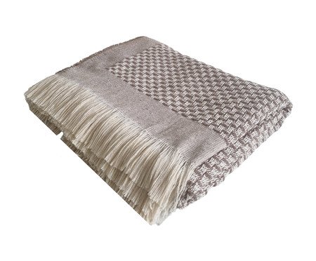 Manta Salina Bege Escuro