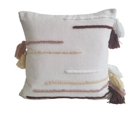 Capa de Almofada Bordada Alice Pingente Rosa | Westwing