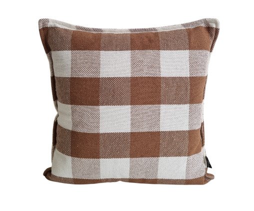 Capa de Almofada Chess Chocolate, brown | WestwingNow