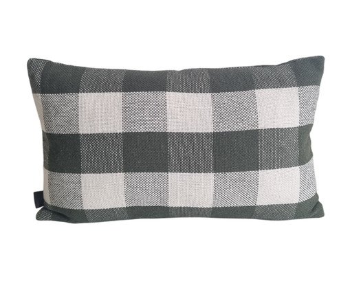 Capa de Almofada Baguete Chess Musgo, green | WestwingNow
