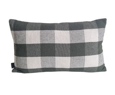 Capa de Almofada Baguete Chess Musgo | Westwing