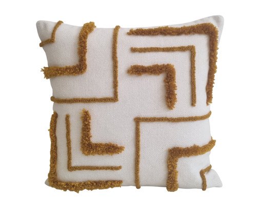 Capa de Almofada Bordada Mulan Mostarda, multicolor | WestwingNow