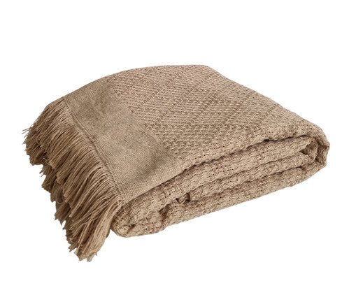 Manta Peseira Laise Café Com Leite, beige | WestwingNow