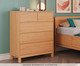 Cômoda Square - 5 Gavetas, brown | WestwingNow