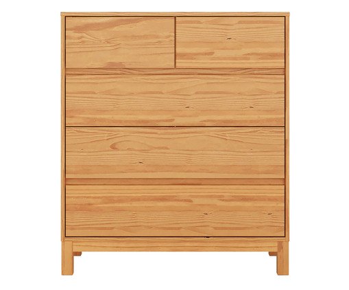 Cômoda Square - 5 Gavetas, brown | WestwingNow