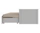 Cama Palino Cinza, grey | WestwingNow