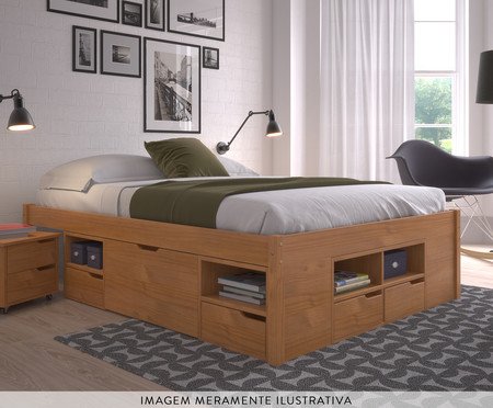 Cama Charme Amêndoa | Westwing