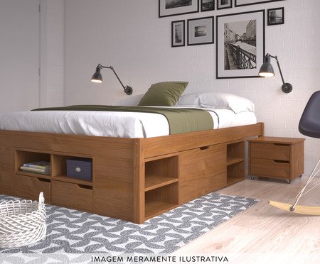 Cama Charme Amêndoa | Westwing