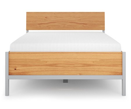 Cama Square Cinza | Westwing