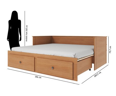 Cama Palino Amêndoa | Westwing
