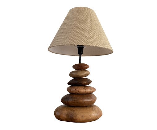 Abajur Piedra, wood pattern | WestwingNow
