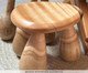 Mesa e Banco Goda Série Brisa, wood pattern | WestwingNow