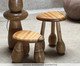 Mesa e Banco Goda Série Brisa, wood pattern | WestwingNow