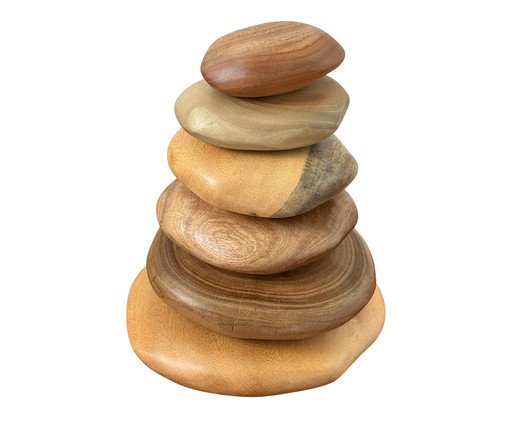 Escultura Série Piedra, wood pattern | WestwingNow