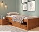 Cama Charme Amêndoa, brown | WestwingNow