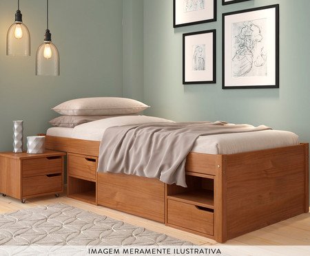 Cama Charme Amêndoa | Westwing