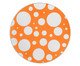 Prato Raso RED Laranja Poá - 24 cm, orange | WestwingNow