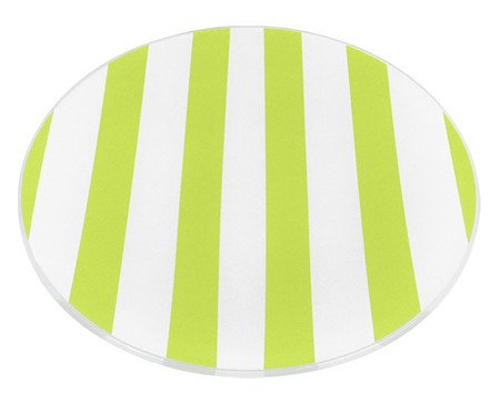 Prato Raso RED Verde Listrado - 20 cm | Westwing