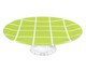 Prato com Pé Square Verde - 29 cm, green | WestwingNow