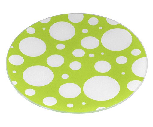 Prato Raso RED Verde Poá - 24 cm, green | WestwingNow