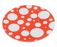 Prato Raso RED Vermelho Poá - 24 cm, red | WestwingNow