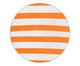 Prato Raso RED Laranja Listrado - 20 cm, orange | WestwingNow