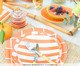 Prato Raso RED Laranja Listrado - 20 cm, orange | WestwingNow
