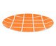 Prato Raso Square Laranja - 29 cm, orange | WestwingNow