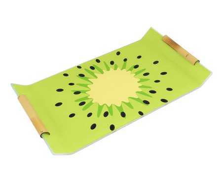 Bandeja Decorativa com Alça Kiwi | Westwing