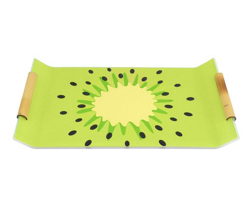 Bandeja Decorativa com Alça Kiwi, green | WestwingNow