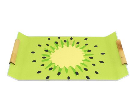 Bandeja Decorativa com Alça Kiwi | Westwing